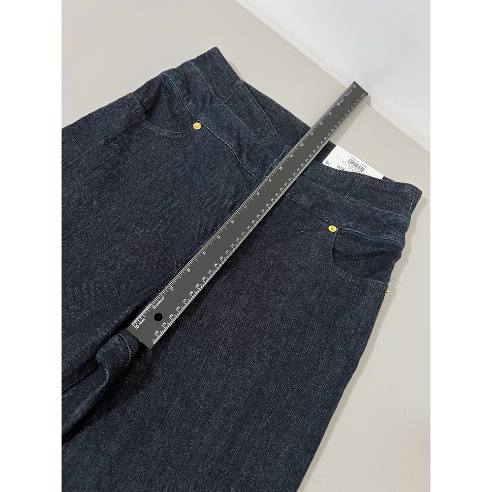 INC International Concepts Dark Denim High Rise Flare Jeans Size 6 - Picture 2 of 5